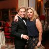 Vera Gimenez prestigiou a festa de aniversário do empresário André Freitas, companheiro de Bruno Chateaubriand, neste sábado, 11 de abril de 2015