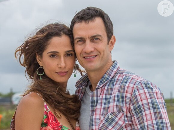 Gabriel Braga Nunes fez par romântico com Camila Pitanga na primeira fase de 'Babilônia'