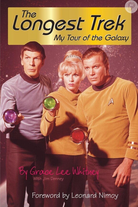Em sua autobiografia intitulada 'The Longest Trek: My Tour of the Galaxy ('A Mais Longa Jornada: Minha Excursão pela Galáxia')', Grace Lee Whitney agradece a Leonard Nimoy, o eterno Senhor Spock, por tê-la ajudado a retomar a carreira. Na capa do livro, ela posa ao lado de Nimoy e William Shatner, o Capitão Kirk
