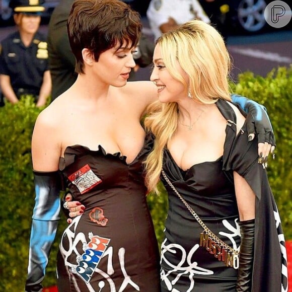 Katy Perry encontrou Madonna no Met Gala 2015