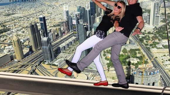 Após Abu Dhabi, Roberto Justus e Ana Paula Siebert curtem lua de mel em Dubai