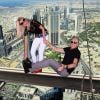 Roberto Justus e Ana Paula Siebert fazem montagem engraçada no Burj Khalifa, em Dubai