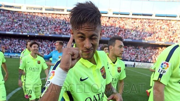Neymar é campeão espanhol após Barcelona vencer jogo com gol de Messi: 'Viva'