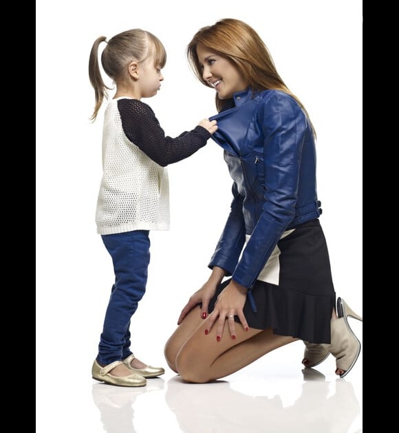 Ticiane Pinheiro posou com a filha, Rafaella Justus, primeira vez para uma campanha de Dia das Mães, em maio de 2013
