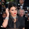 Kendall Jenner, irmã de Kim Kardashian, também esteve no 8º dia do Festival de Cannes nesta quarta-feira, 20 de maio de 2015