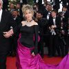 Jane Fonda comparece à première do filme 'Youth', no Festival de Cannes