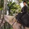 Paolla Oliveira também teve aulas de equitação para a personagem