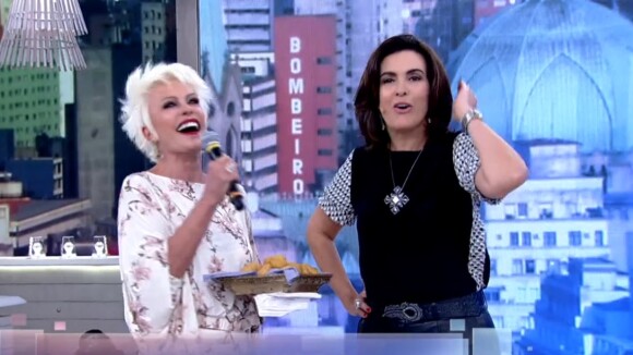 Ana Maria Braga e Fátima Bernardes trocam dicas sobre TV, família e corpo