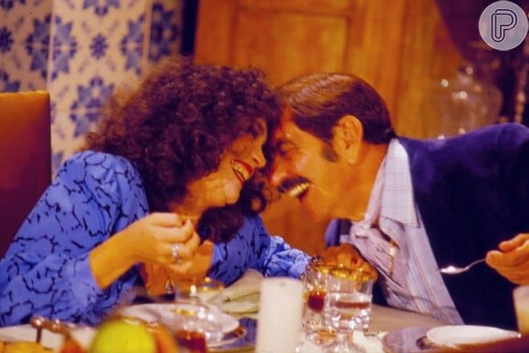 O casal Sinhozinho Malta e viúva Porcina foi o destaque da novela do horário nobre 'Roque Santeiro', em 1985