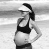 A jornalista da TV Globo Mariana Gross está na 35ª semana de gravidez