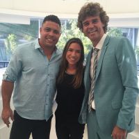 Patricia Abravanel tieta Ronaldo e Gustavo Kuerten em Roland Garros: 'Heróis'