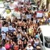 Bruno Gagliasso fotografa multidão que protesta contra o extermínio de animais em Belém do Pará