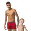 Neymar e o filho, Davi Lucca, já posaram de cueca como garotos-propaganda da marca Lupo