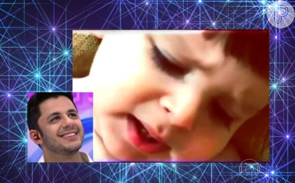 Cristiano Araújo recebeu mensagem do filho Bernardo, de 2 anos e 5 meses, durante participação no 'Mais Você'