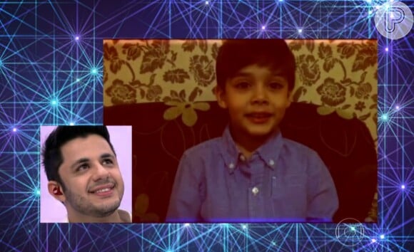 Cristiano Araújo recebeu mensagem do filho João Gabriel, de 6 anos, durante participação no 'Mais Você'