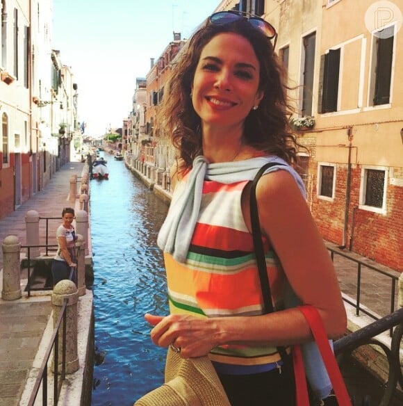 Luciana Gimenez curte viagem à Itália em família e posta foto em Veneza na sua conta do Instagram