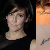 Deborah Secco tem tatuada a frase 'Livrai-me de todo o mal, amém' nas costas e 'Amor à arte' no braço direito