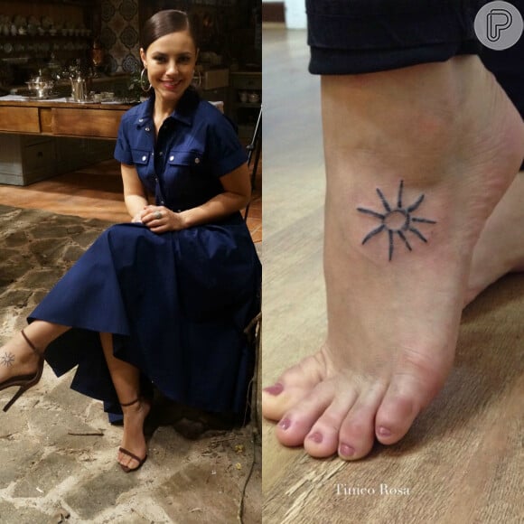Paolla Oliveira fez sua primeira tatuagem recentemente. Confira as tatuagens de outros famosos!