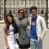 Claudia Raia fez uma viagem recente com os filhos, Enzo e Sofia, para a Espanha durante as férias