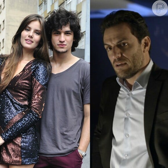 Novela 'Verdades Secretas': Alex (Rodrigo Lombardi) flagra transa de Angel (Camila Queiroz) e Guilherme (Gabriel Leone)