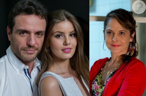 Alex (Rodrigo Lombardi) choca Angel (Camila Queiroz) ao anunciar que vai se casar com a mãe da jovem, Carolina (Drica Moraes), em 'Verdades Secretas'