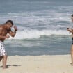 Vitor Belfort e Joana Prado treinam juntos e namoram na praia da Barra, no Rio