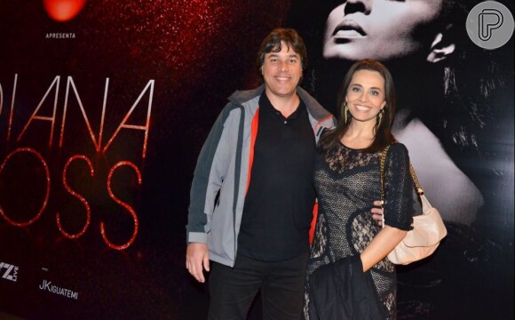 Carla Vilhena foi acompanaha ao show de Diana Ross em São Paulo
