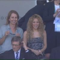 Shakira vai ao estádio e comemora vitória da Espanha na Copa das Confederações