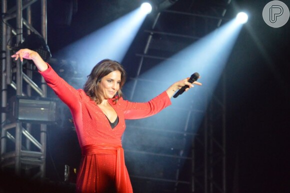 Ivete Sangalo participou do show 'Renato Russo Sinfônico' na noite deste sábado, 29 de junho de 2013, no estádio Mané Garrincha, em Brasília