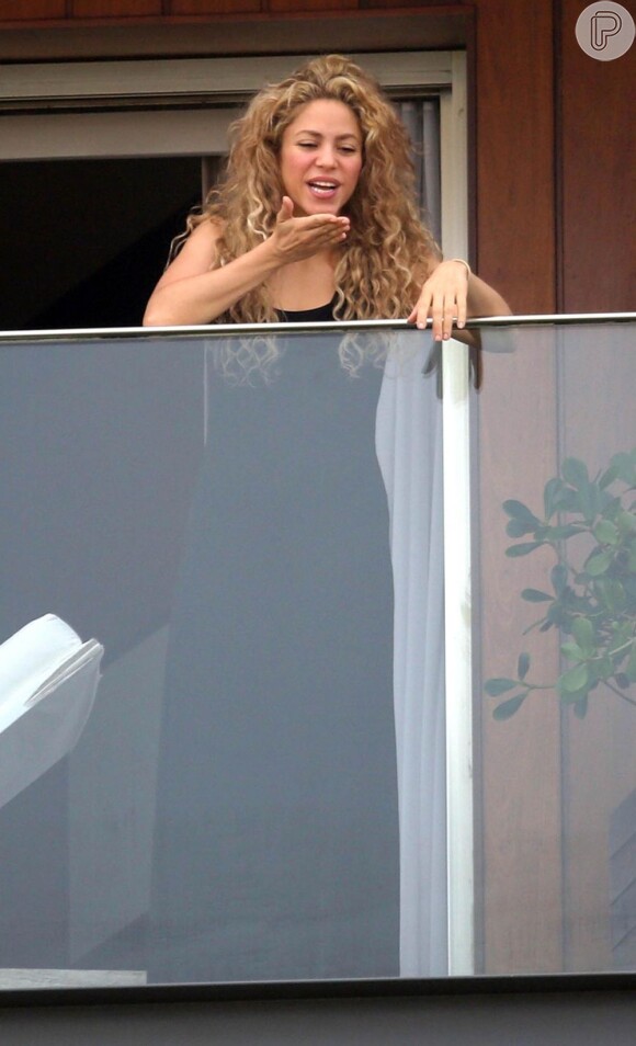 Shakira esteve no Brasil recentemente para acompanhar o noivo, Gerard Piqué, na Copa das Condeferações