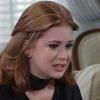 Nicole (Marina Ruy Barbosa) chora ao ouvir do médico que pode ter apenas mais 6 meses de vida, em 'Amor à Vida'