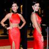 Mariana Rios comemorou seu aniversário de 30 anos em junho de 2015. A artista usou um vestido longo vermelho de seda, da estilista Martha Medeiros