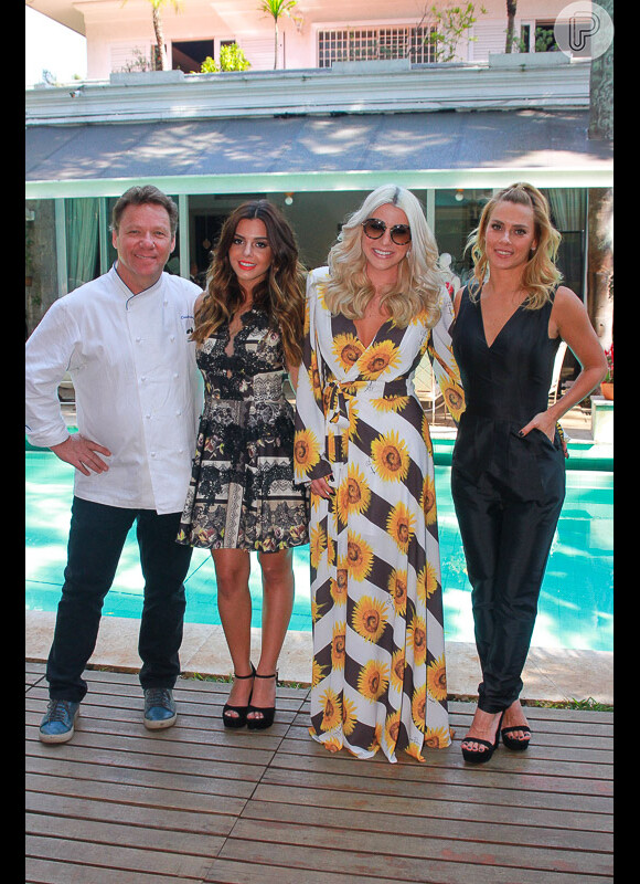 O evento prestigiado por Carolina Dieckmann e Giovanna Lancellotti contou com um menu assinado pelo chef Claude Troisgros