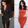 Até mesmo na hora de posar para fotos Kim Kardashian e Kylie Jenner mostram semelhanças