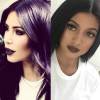 Kim Kardashian e Kylie Jenner também já apostaram no estilo gótico com batom escuro