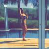 Fernanda Souza postou em seu Instagram uma foto do biquíni, na qual mostra sua boa forma conquistada para interpretar a aspirante a atriz Mel na novela 'A Regra do Jogo'