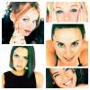 As Spice Girls: Geri Halliwell, Emma Bunton, Mel C, Mel B e Victoria