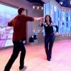 Fátima Bernardes e Tiago Leifert se jogaram na dança durante o 'Encontro'