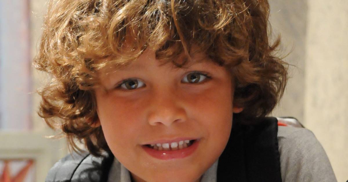 Gabriel Kaufmann quando tinha apenas quatro anos de idade ...