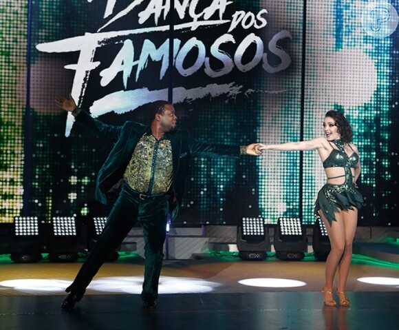 Érico Brás e Gabrielle Cardoso no 'Dança dos Famosos'