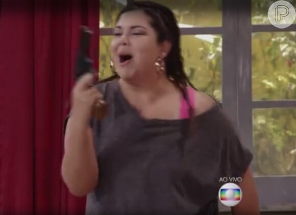 Fabiana Karla cantou o 'Rad das Armas' no 'Tomara que Caia'