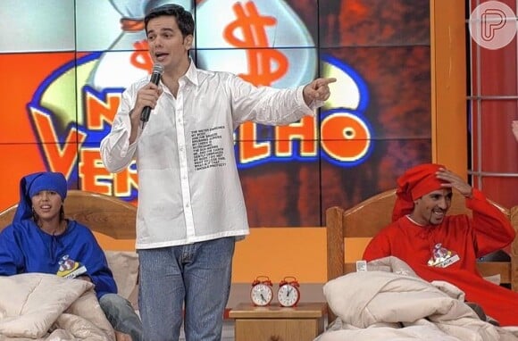 Otaviano Costa esteve à frente também da competição 'No Vermelho' (TV Record, 2002)