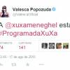 Valesca Popozuda elogiou Xuxa, que estreou seu programa na TV Record, nesta segunda-feira, 17 de agosto de 2015