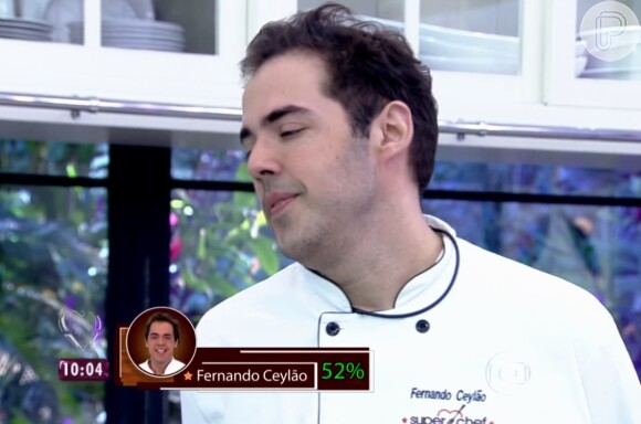 Fernando Ceylão segue no 'SuperChef Celebridades' do 'Mais Você' após receber 52% dos votos