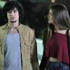 Gui (Gabriel Leone) vai ao apartamento de Alex (Rodrigo Lombardi) conversar com a ex-noiva, Angel (Camila Queiroz), na novela 'Verdades Secretas'