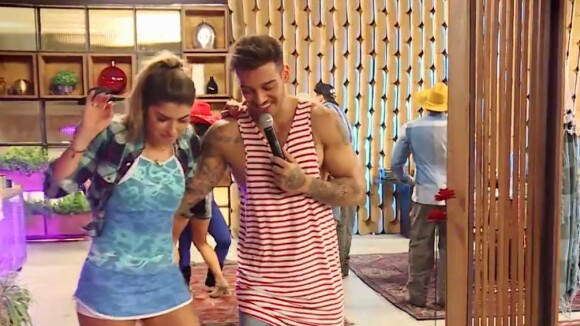 Lucas Lucco dança forró com Ana Paula Guedes na casa do 'Dança dos Famosos'