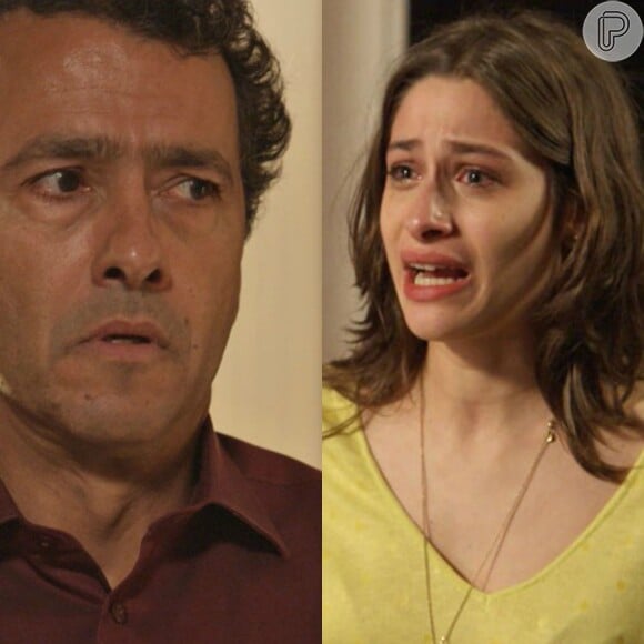 Laís (Luisa Arraes) é expulsa de casa pelo pai, Aderbal (Marcos Palmeira), nos últimos capítulos da novela 'Babilônia'