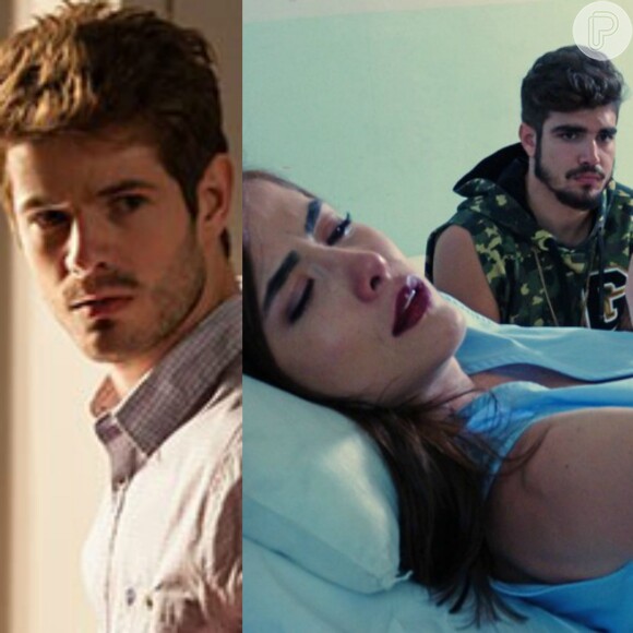 Benjamin (Maurício Destri) se enfurece quando fica sabendo que Grego (Caio Castro) acompanhou Margot (Maria Casadevall) na primeira ultrassonografia do bebê, na novela 'I Love Paraisópolis', em 25 de agosto de 2015
