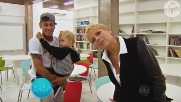 Na entrevista a Xuxa, Neymar falou da relação com o filho, Davi Lucca, de 4 anos. 'Crescendo cada vez mais'