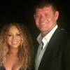 Boatos sobre o romance entre Mariah Carey e Kames Packer surgiram após a viagem do casal para Capri, na Itália